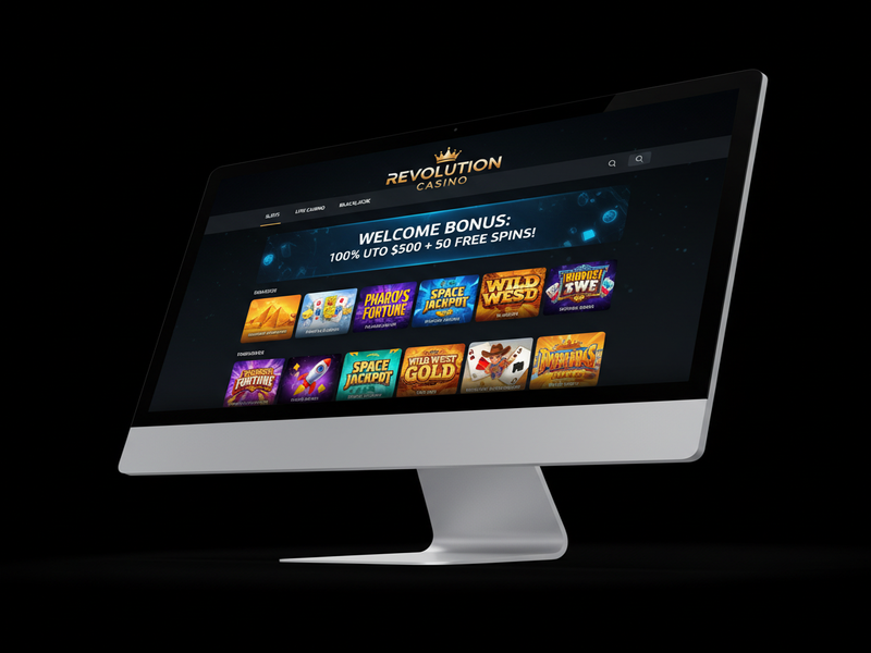 Revolution Casino Casinò su computer