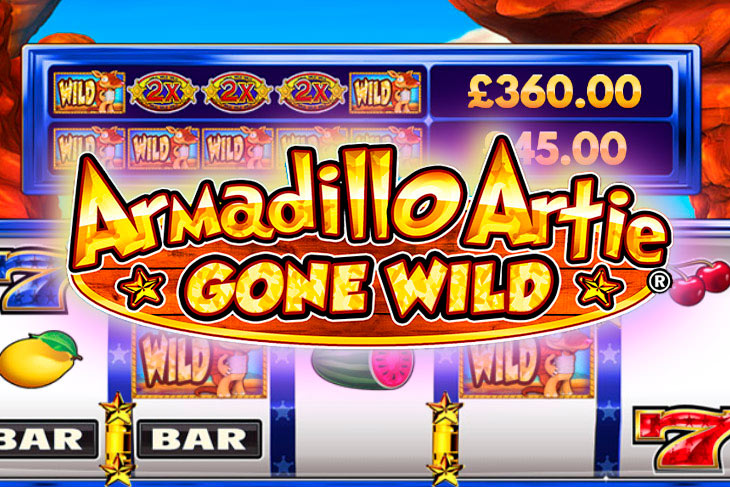 Armadillo Artie Gone Wild - DWG slot at Revolution Casino Casino