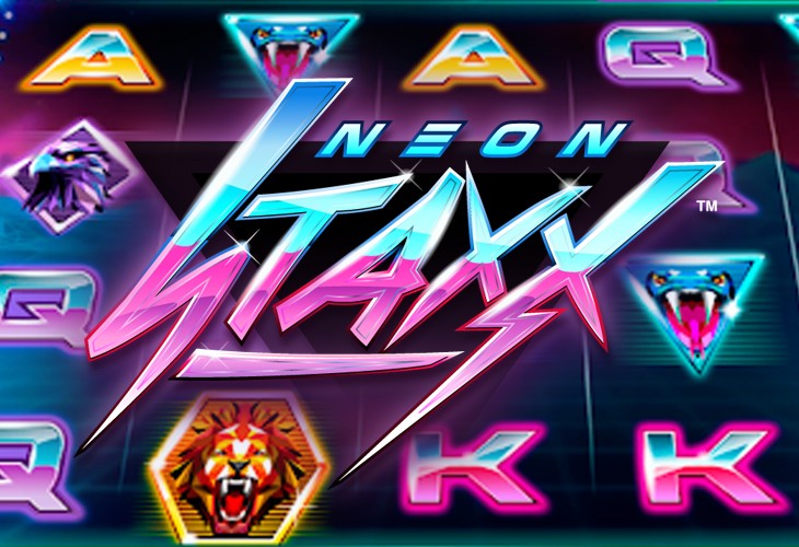 Neon Staxx - NetEnt slot at Revolution Casino Casino